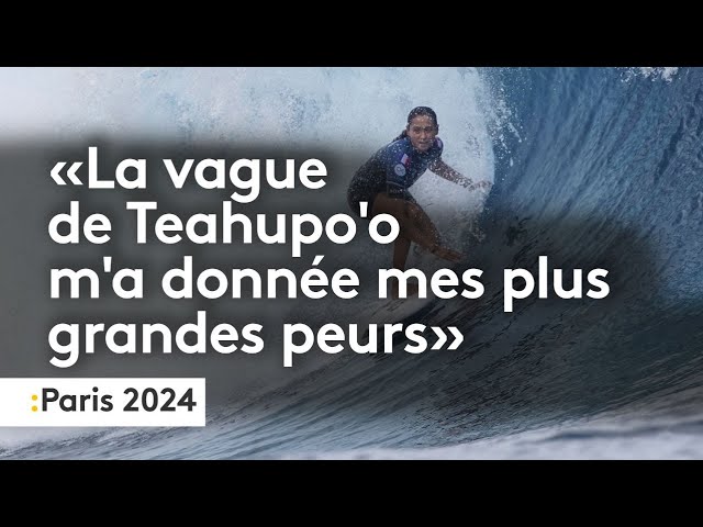 ⁣Paris 2024. Vahine Fierro : "La vague de Teahupo'o m'a donnée les plus grandes peurs&