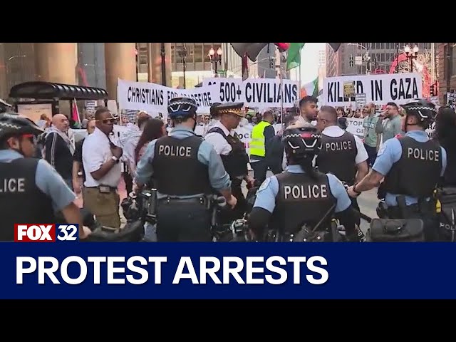 ⁣Advocates speak out after pro-Palestine protesters arrested in Chicago