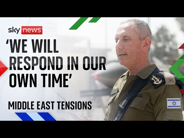 Iran attack: 'We will respond in our time' says Israeli military spokesperson