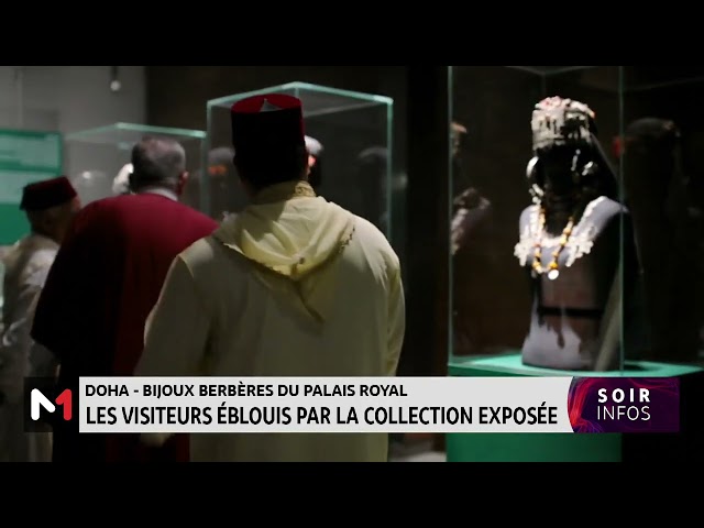 ⁣Bijoux berbères du Palais royal : les visiteurs éblouis par la collection exposée à Doha