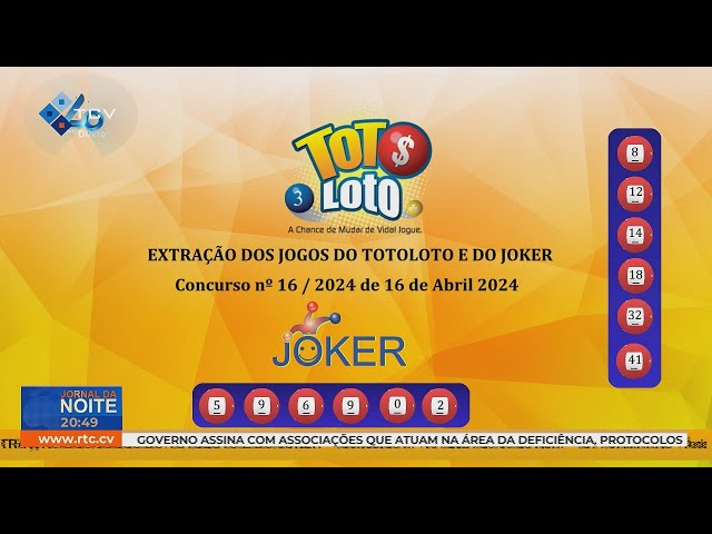 ⁣Os números da sorte do Totoloto e do Joker