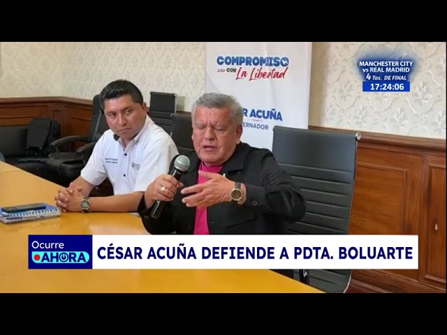 César Acuña considera que investigar a Dina Boluarte genera 'inestabilidad' en el país