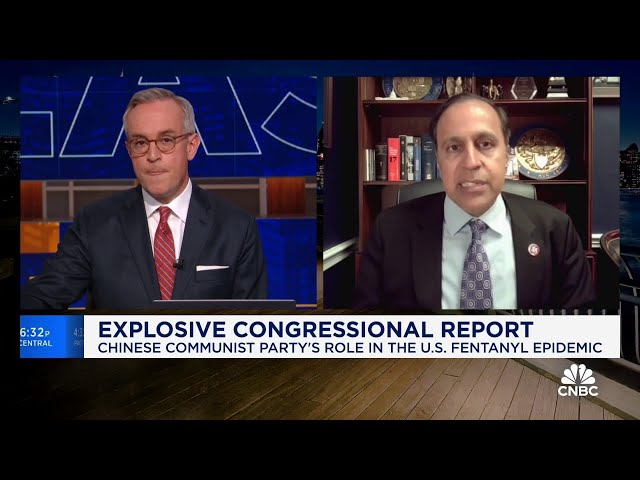 ⁣Rep. Raja Krishnamoorthi talks congressional report on China's role in U.S. fentanyl epidemic