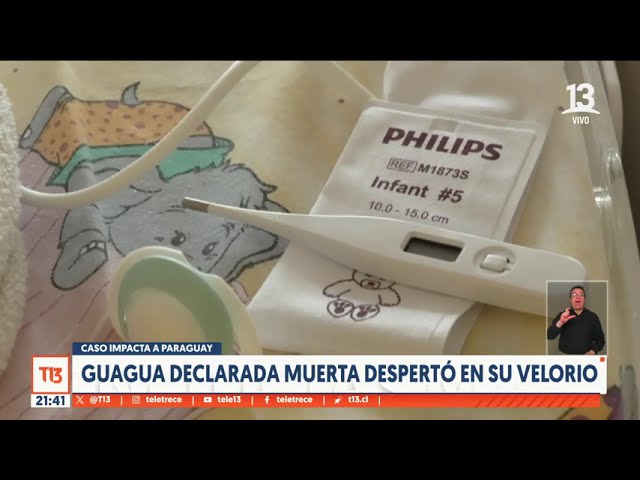 Guagua declarada muerta despertó en su velorio en Paraguay