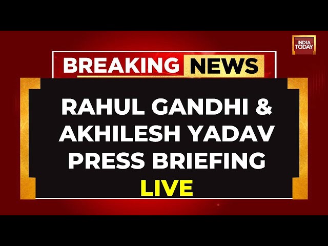 Live: Press Briefing By  Rahul Gandhi And  Akhilesh Yadav In Uttar Pradesh | Lok Sabha Polls
