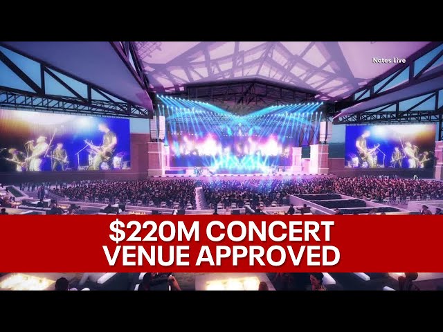⁣McKinney City Council approves plans for $220M 'Sunset Amphitheater' concert venue