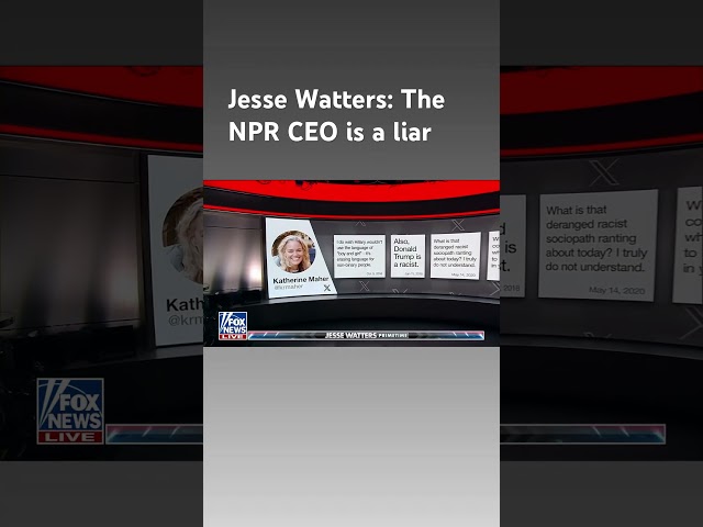 ⁣Jesse Watters: The new NPR CEO is an avid liberal @shorts