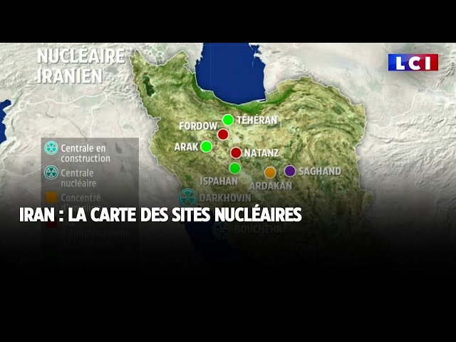 Iran : la carte des sites nucléaires