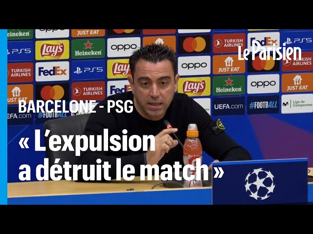 Barça-PSG (1-4) : « Nous avons été meilleurs que le Paris Saint-Germain », juge Xavi