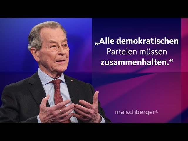 ⁣Franz Müntefering über den Krieg gegen die Ukraine, Gerhard Schröder und die Ampel | maischberger