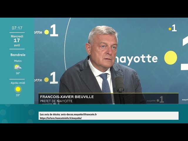 Zakweli : François-Xavier Bieuville, préfet de Mayotte