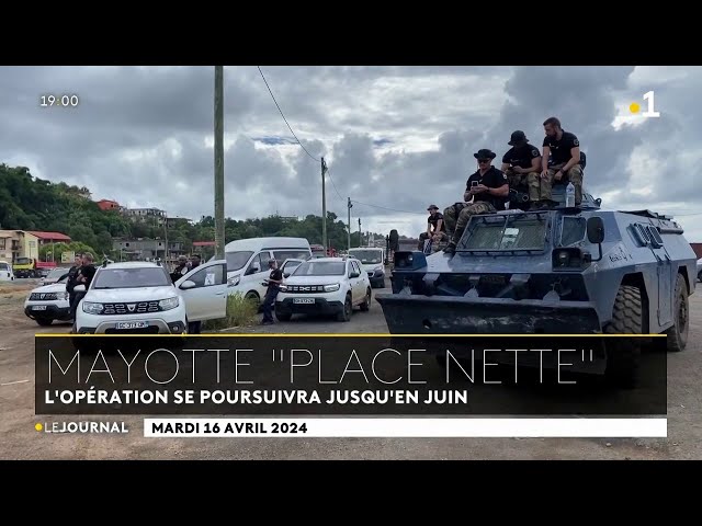 Le Journal de 19h00 du 16 avril : Opération Mayotte "Place Nette"