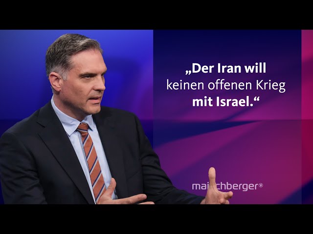 ⁣Iran gegen Israel: Droht eine Eskalation? Wolfgang Ischinger und Frederik Pleitgen | maischberger