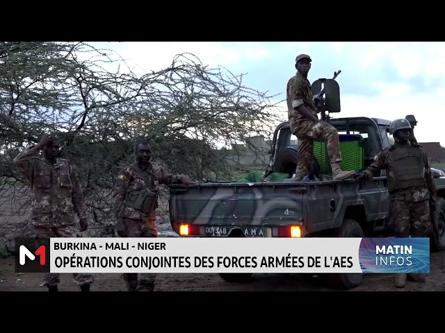 ⁣Burkina-Mali-Niger : opérations conjointes des forces armées de l´AES