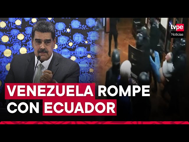Venezuela cierra sedes diplomáticas en Ecuador tras asalto a embajada de México