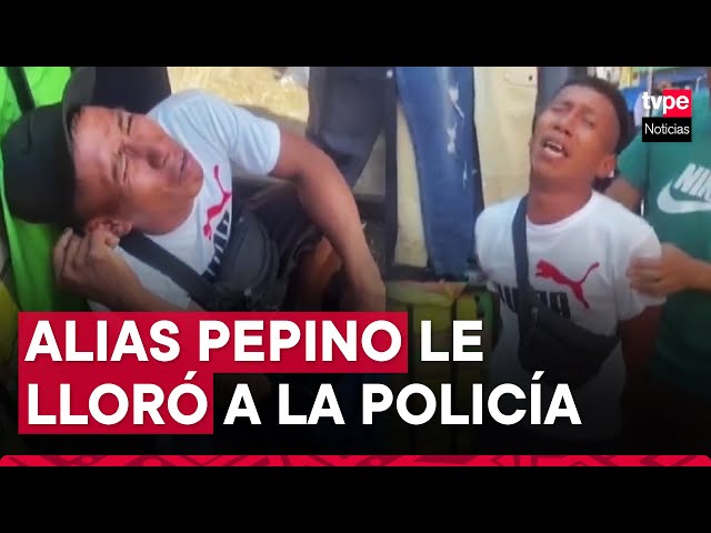 ⁣Cercado de Lima: ladrón lloró e hizo escándalo para evitar detención