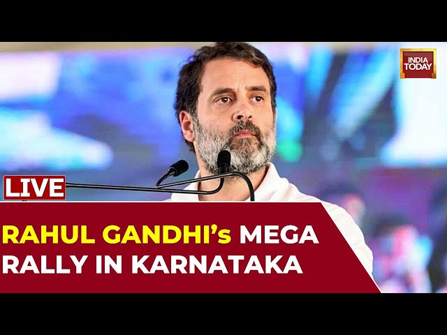 Rahul Gandhi Live | Rahul Gandhi Rally In Karnataka | Rahul Gandhi Speech Live | Lok Sabha Elections