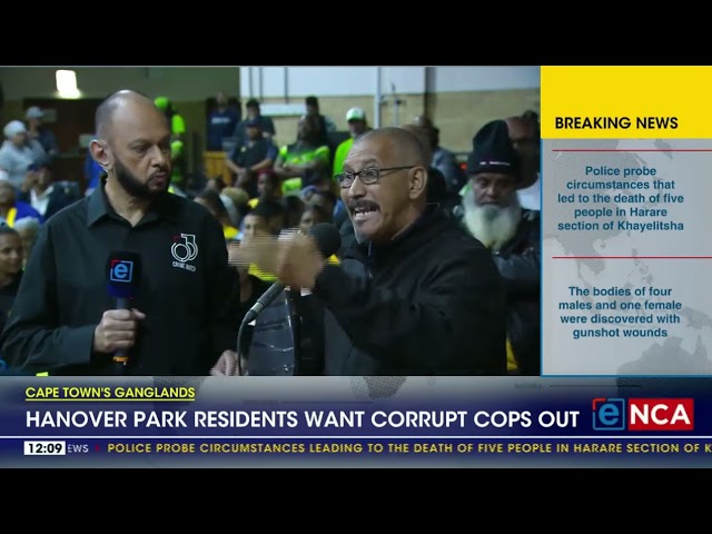 Hannover Park residents want corrupt cops out
