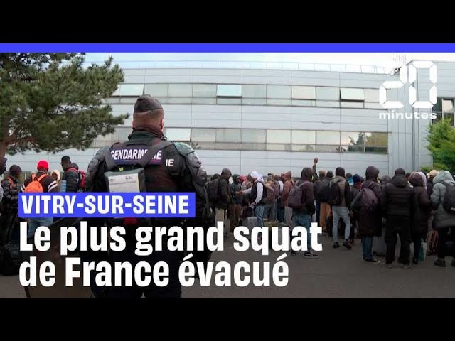 Vitry-sur-Seine : Le « plus grand squat » de France évacué, à 100 jours du début des JO