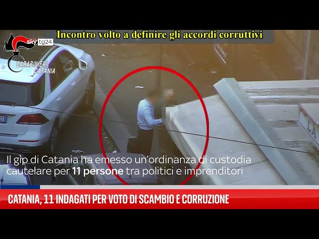 ⁣Catania, 11 indagati per voto di scambio e corruzione