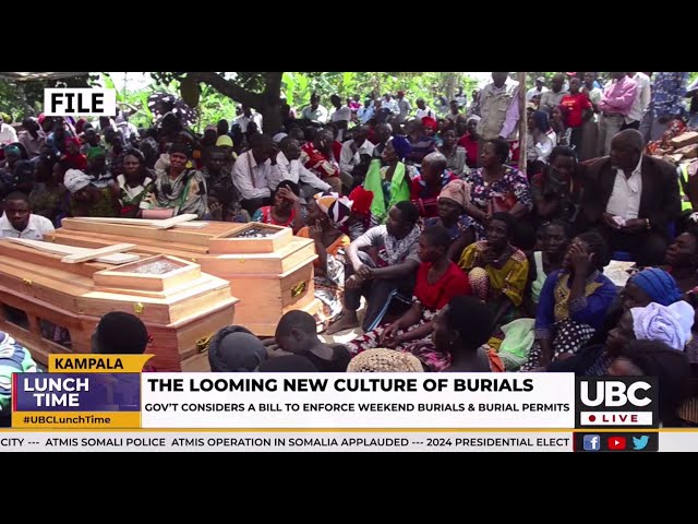 GOV'T CONSIDERS A BILL TO ENFORCE WEEKEND BURIALS AND BURIAL PERMITS