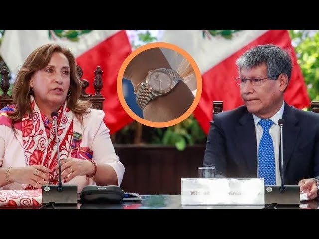 ⁣Presidenta Boluarte reveló lo que le dijo Oscorima ante la Fiscalía: "Debes usar relojes bonito