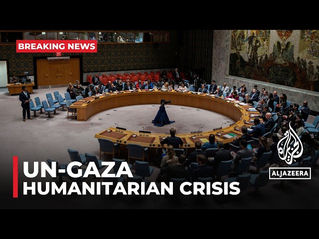 UN Security Council is meeting to discuss humanitarian situation in Gaza