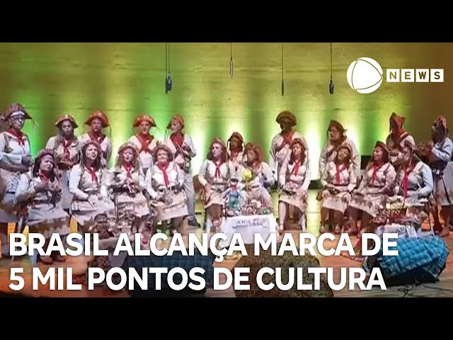 Brasil alcança marca de 5 mil pontos de cultura