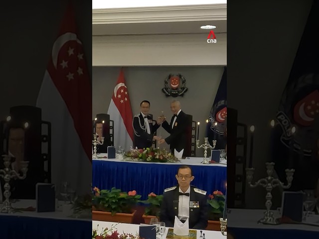 PM Lee Hsien Loong receives Temasek Sword, Singapore Police Force's highest honour