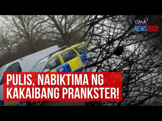 ⁣Pulis, nabiktima ng kakaibang prankster! | GMA Integrated Newsfeed