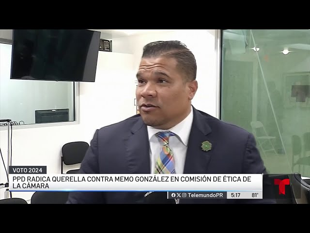 ⁣PPD radica querella contra representante Memo González
