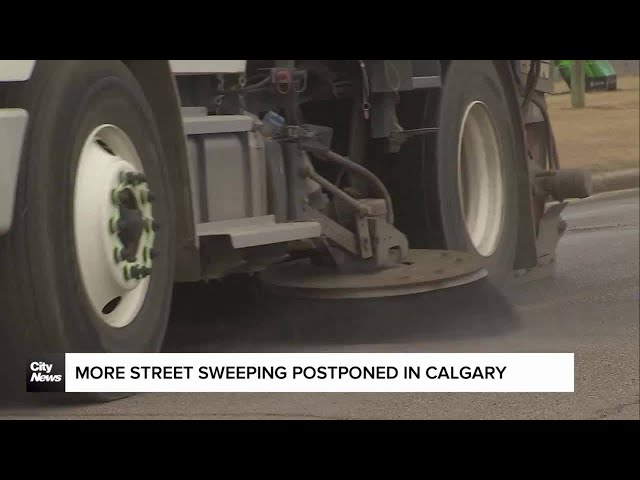 More street sweeping postponed in Calgary