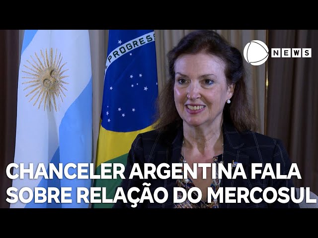 Chanceler Argentina reafirma boa relação com o Brasil