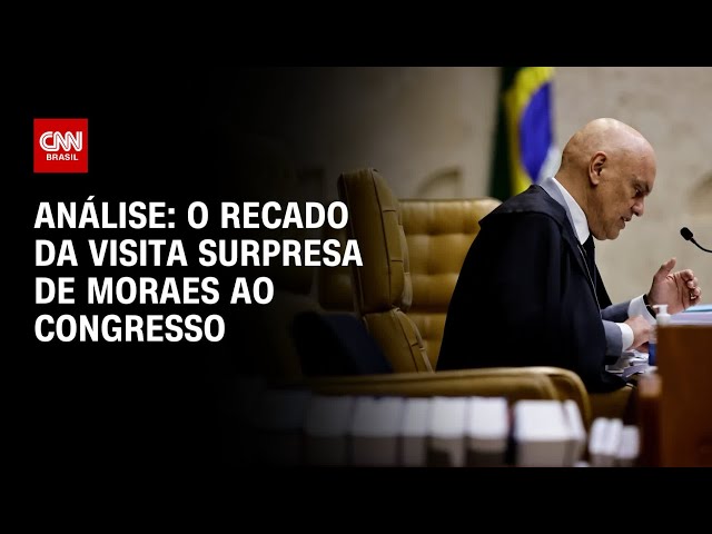 Análise: o recado da visita surpresa de Moraes ao Congresso | WW