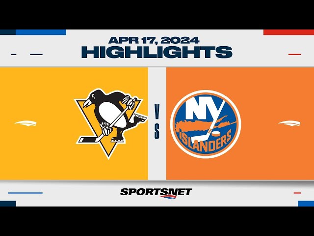 NHL Highlights | Penguins vs. Islanders - April 17, 2024