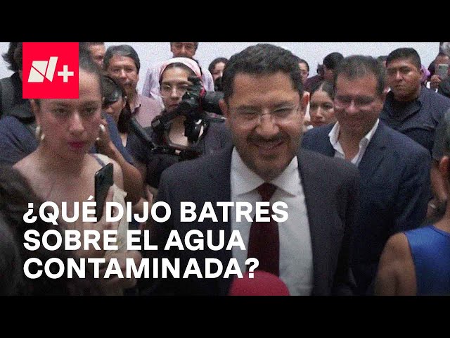Martí Batres fue cuestionado sobre la crisis del agua contaminada en la Benito Juárez, ¿qué dijo?