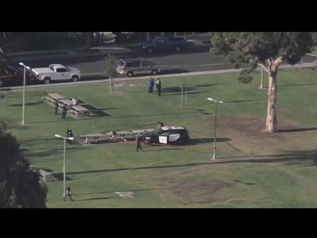 ⁣Armed man fatally shot by police at Long Beach park