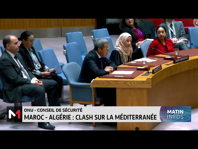 ⁣Clash au Conseil de sécurité entre Omar Hilale et le ministre algérien des AE sur la Méditerranée