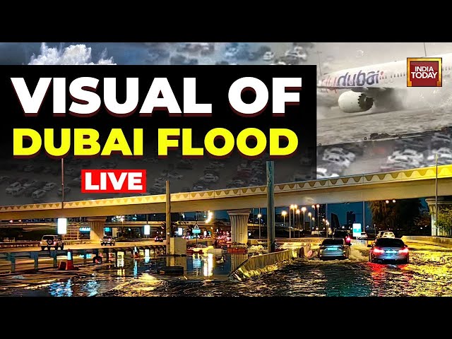 Dubai Rain LIVE Updates | Desert City Of Dubai Flooded | Heavy Rain In Dubai  Visuals | India Today