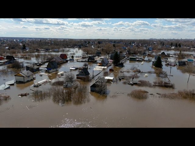 Russians evacuated as floods hit Kurgan region