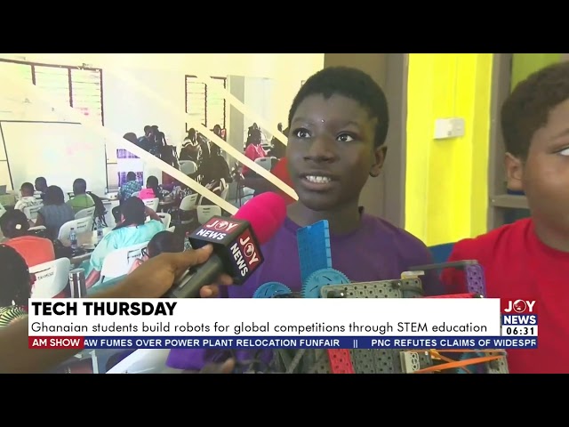 ⁣Tech Thursday: Ghanaian students build robots for global competitions through STEM education