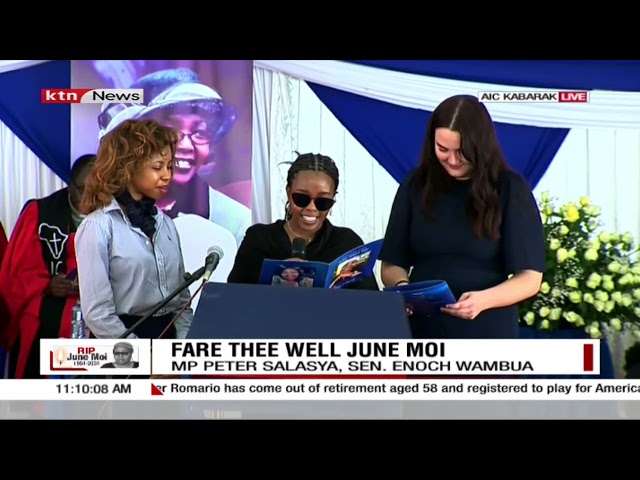 ⁣Fare thee well June: Paula Jepkemboi tribute to  her mother June Moi