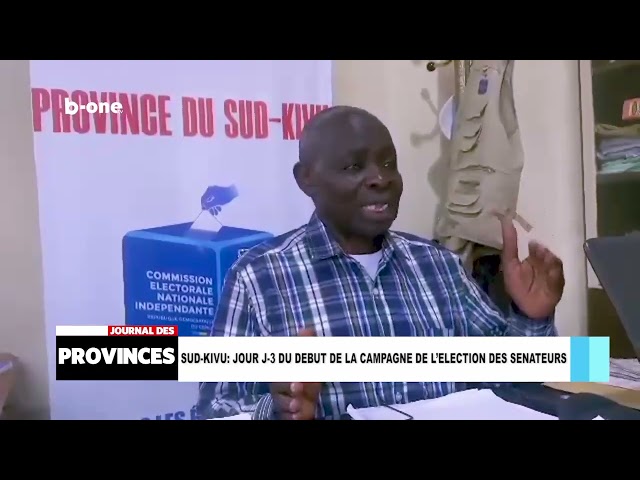⁣Sud-Kivu : Jour j -3 du debout de la campagne de l’élection des sénateurs