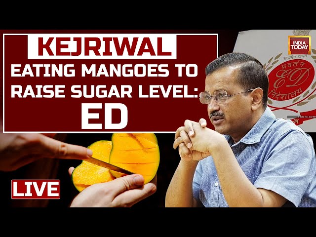 LIVE | ED Claims Arvind Kejriwal Consuming Food With High Sugar Content | Arvind Kejriwal Updates