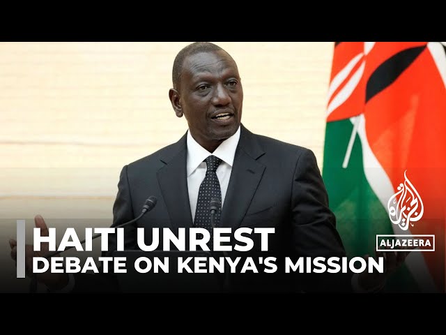 ⁣Kenya's mission to Haiti: Leaders under pressure to justify intervention