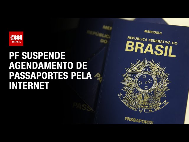 PF suspende agendamento de passaportes pela internet | LIVE CNN