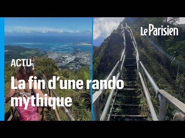 Hawaï : sentier mythique et interdit, l'"escalier du paradis" va être démoli