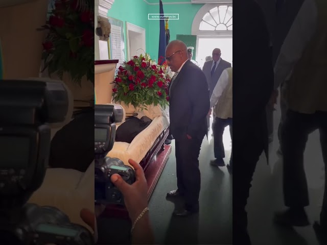 Don Saunders’ Body Lying-In-State