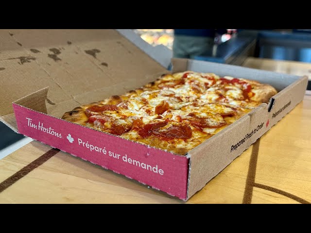 Tim Hortons launches pizza in bid to attract dinner guests