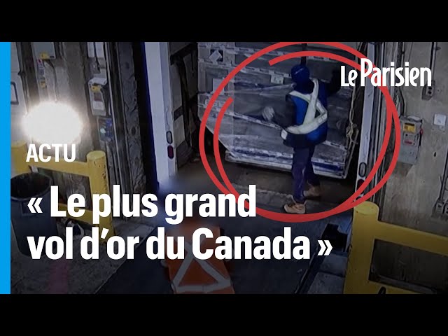 ⁣Six hommes arrêtés dans le plus gros vol d'or de l'histoire du Canada
